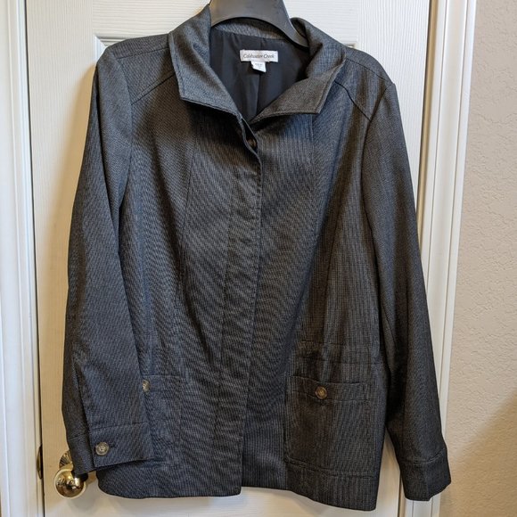 COLDWATER CREEK Pantsuit 2 Piece Set Blazer and Pants  NWOT - Picture 2 of 16